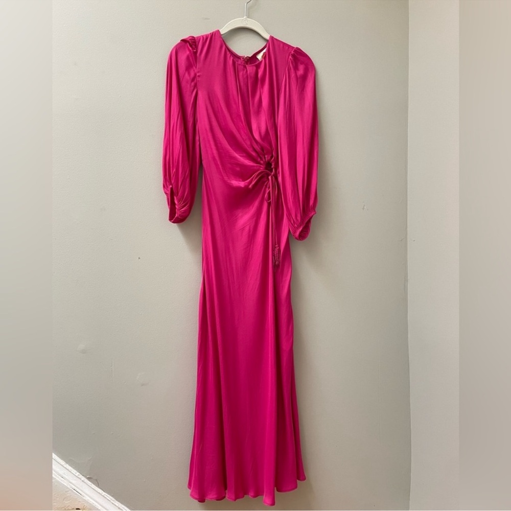 NWT Farm Rio Pink Circle Cut Out Dress XS